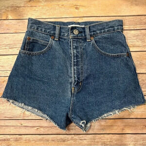 Moussy High Rise Denim Shorts